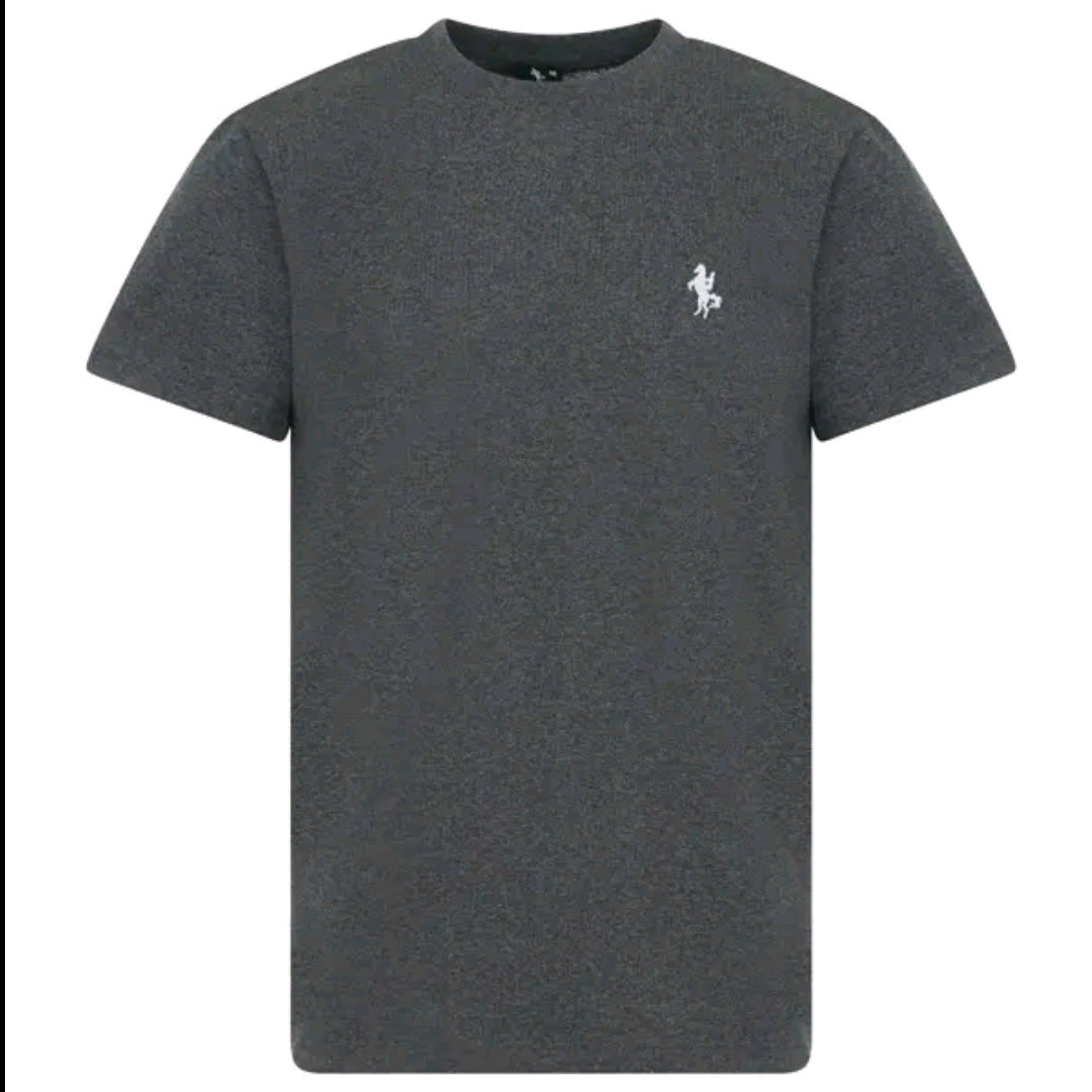 5 Pack Mens  T-Shirt  Cotton Short Sleeve Solid Color