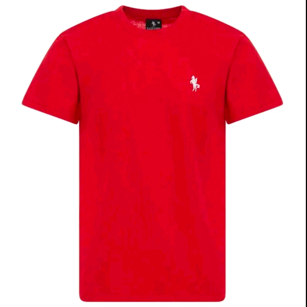 5 Pack Mens  T-Shirt  Cotton Short Sleeve Solid Color