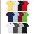5 Pack Mens  T-Shirt  Cotton Short Sleeve Solid Color