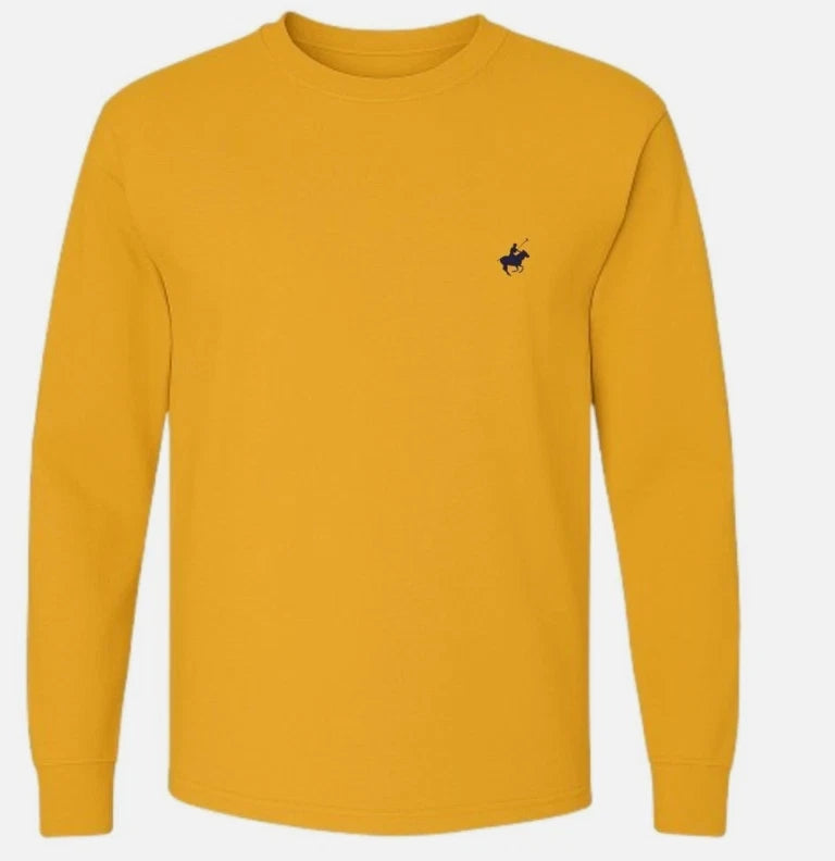 *CHOOSE YOUR COLOR* Men's 100% Cotton Long Sleeve Shirt Soft & Breath Lounge Comfort