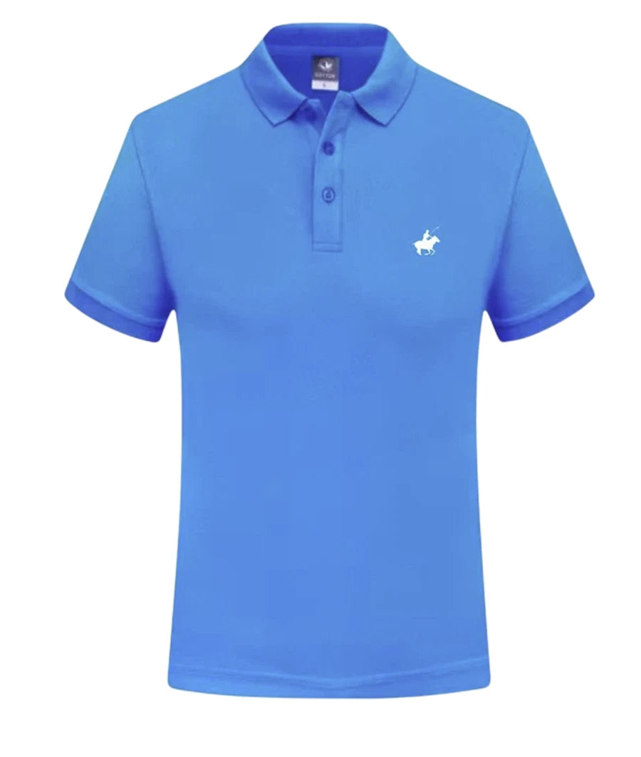 Mens 4 Pack Assorted Colors 100%Cotton Polo Style Shirts Classic Menswear Casual