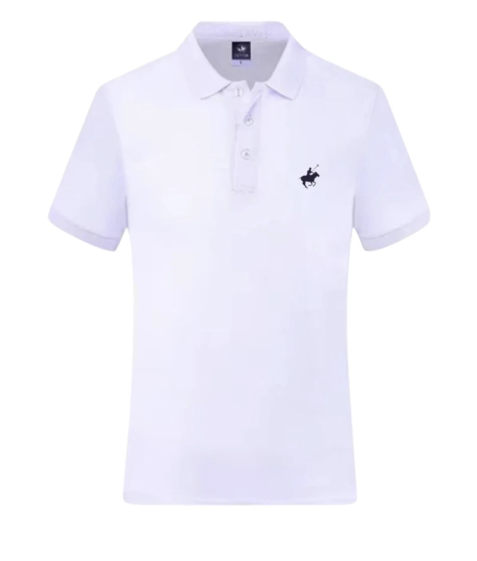 Mens 4 Pack Assorted Colors 100%Cotton Polo Style Shirts Classic Menswear Casual