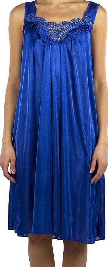 PrettyWoman Silky Sheer Nightgown Sleepwear Polyester Sizes M-2X