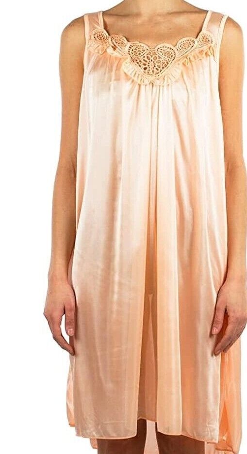 PrettyWoman Silky Sheer Nightgown Sleepwear Polyester Sizes M-2X